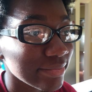 Coach eyeglass and glass case.